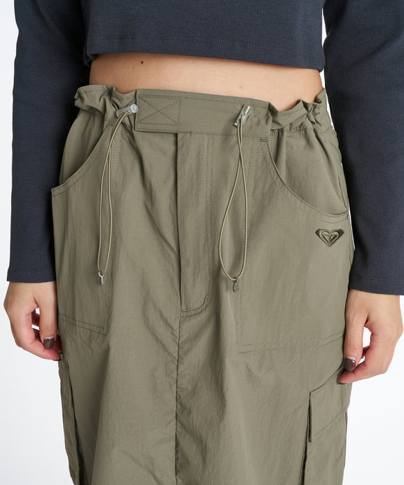 ROXY ウィメンズ BUTTERFLY SKIRT スカート 【2026年秋冬モデル】 KHA / L