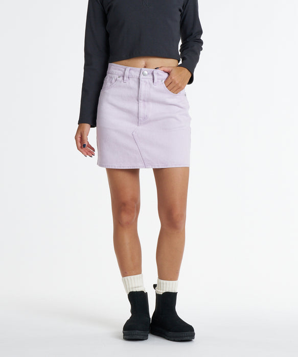 ROXY ウィメンズ TIDAL TWILL SKIRT スカート 【2026年秋冬モデル】 LAV / L