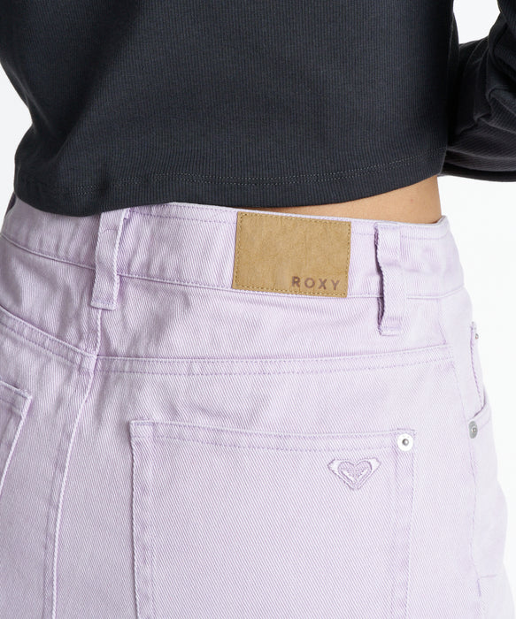 ROXY ウィメンズ TIDAL TWILL SKIRT スカート 【2026年秋冬モデル】 LAV / L