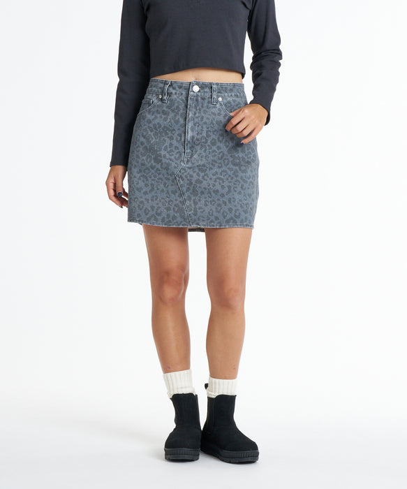ROXY ウィメンズ TIDAL TWILL SKIRT スカート 【2026年秋冬モデル】 LEO / L
