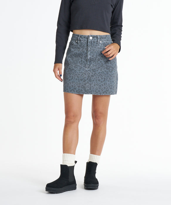 ROXY ウィメンズ TIDAL TWILL SKIRT スカート 【2026年秋冬モデル】 LEO / L