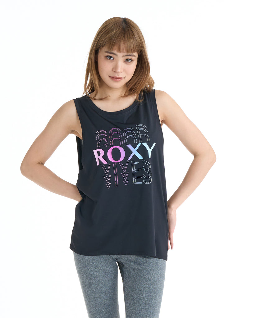 ROXY FITNESS GO TIME サラッと軽い タンクトップ/水陸両用/UVカット