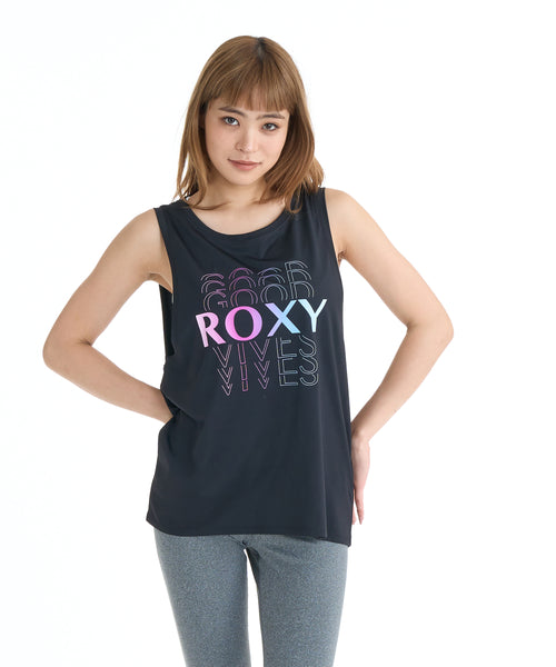 ROXY FITNESS GO TIME サラッと軽い タンクトップ/水陸両用/UVカット