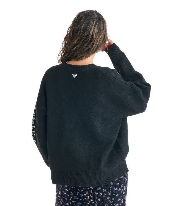 Roxy FEEL THE HEART WAVE ウィメンズ ライクジャカードセーター <2025FW CRUISERS>