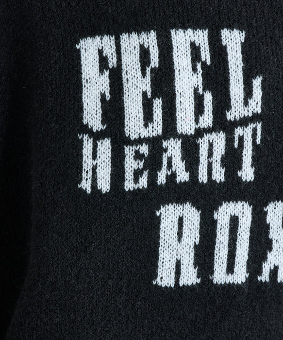 Roxy FEEL THE HEART WAVE ウィメンズ ライクジャカードセーター <2025FW CRUISERS>