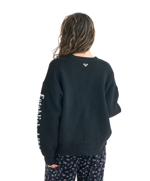 Roxy FEEL THE HEART WAVE ウィメンズ ライクジャカードセーター <2025FW CRUISERS>