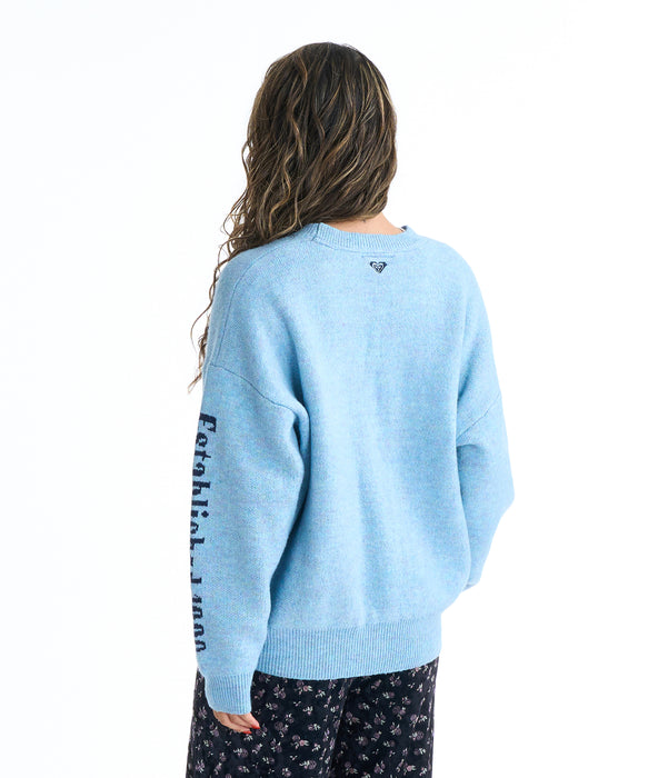 Roxy FEEL THE HEART WAVE ウィメンズ ライクジャカードセーター <2025FW CRUISERS>