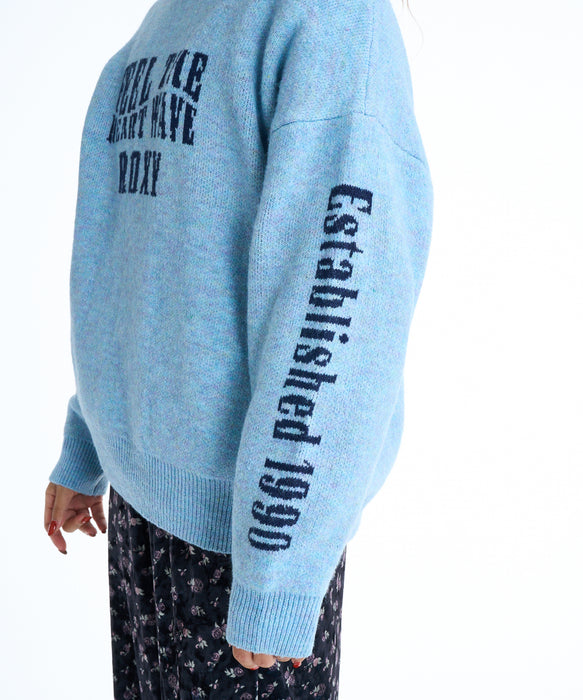 Roxy FEEL THE HEART WAVE ウィメンズ ライクジャカードセーター <2025FW CRUISERS>