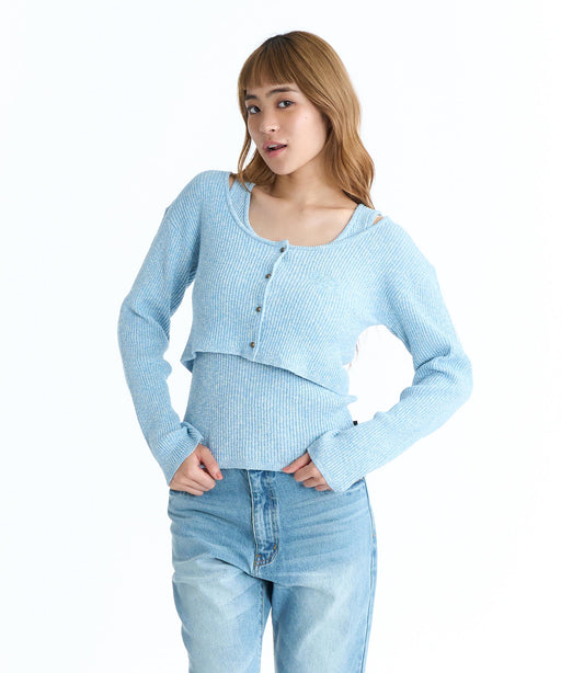 ROXY ウィメンズ COMING UP セーター 【2026年春夏モデル】 BLU / L