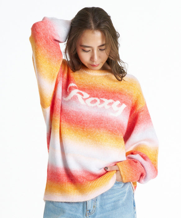 ROXY WISH UPON クルーネックロゴニットセーター 【2026年秋冬モデル】