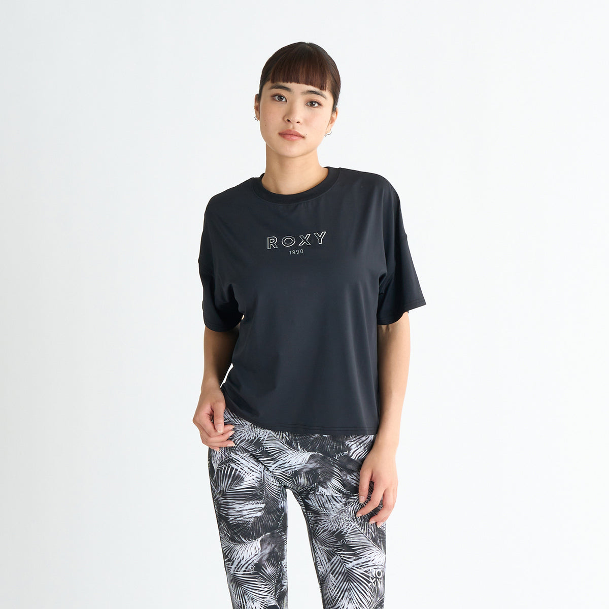 OUTLET】Roxy TREAUSRE YOURSELF ウィメンズ 半袖Tシャツ フィットネス