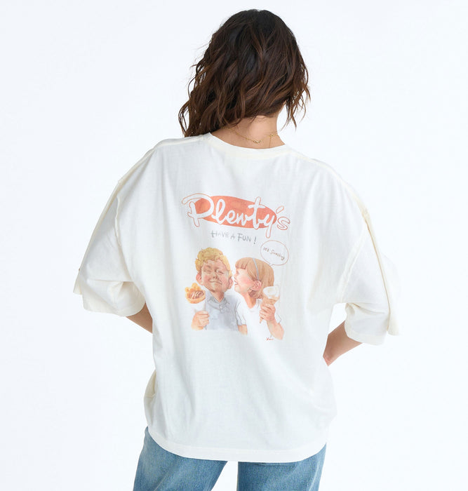 Roxy HAVE A FAN S/S TEE ウィメンズ 半袖Tシャツ <2026 Plenty's COLLECTION>