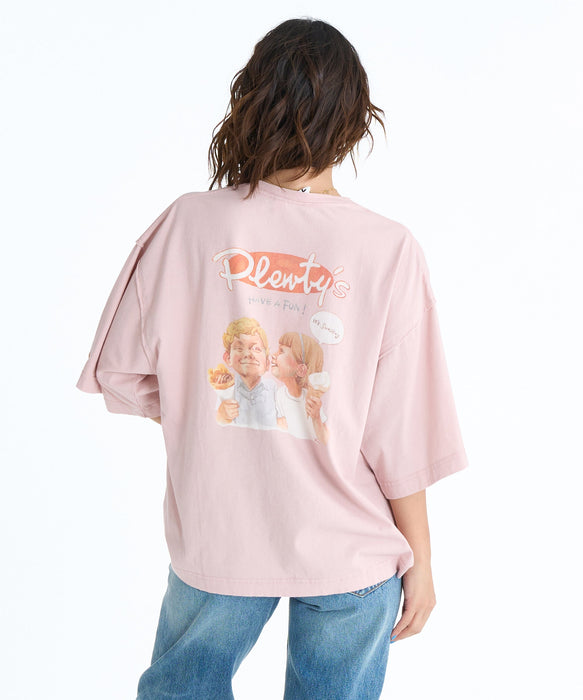 Roxy HAVE A FAN S/S TEE ウィメンズ 半袖Tシャツ <2026 Plenty's COLLECTION>