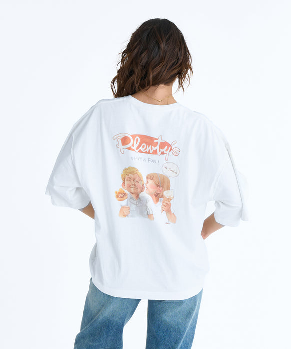 Roxy HAVE A FAN S/S TEE ウィメンズ 半袖Tシャツ <2026 Plenty's COLLECTION>