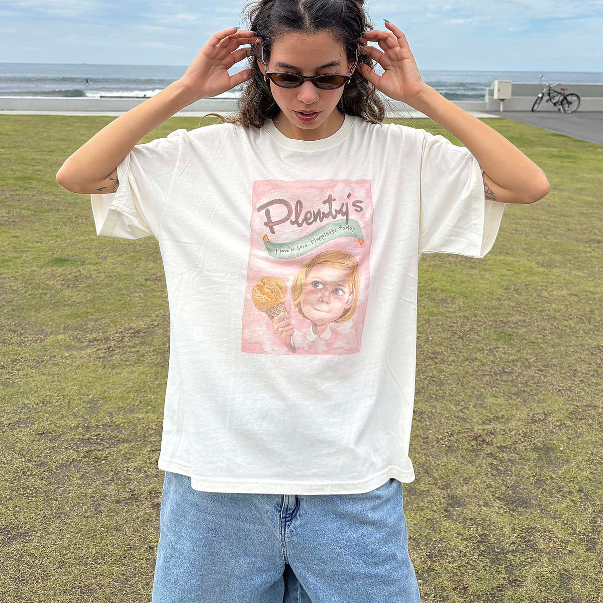 Roxy HAPPINESS S/S TEE ウィメンズ 半袖Tシャツ <2025 Plenty's