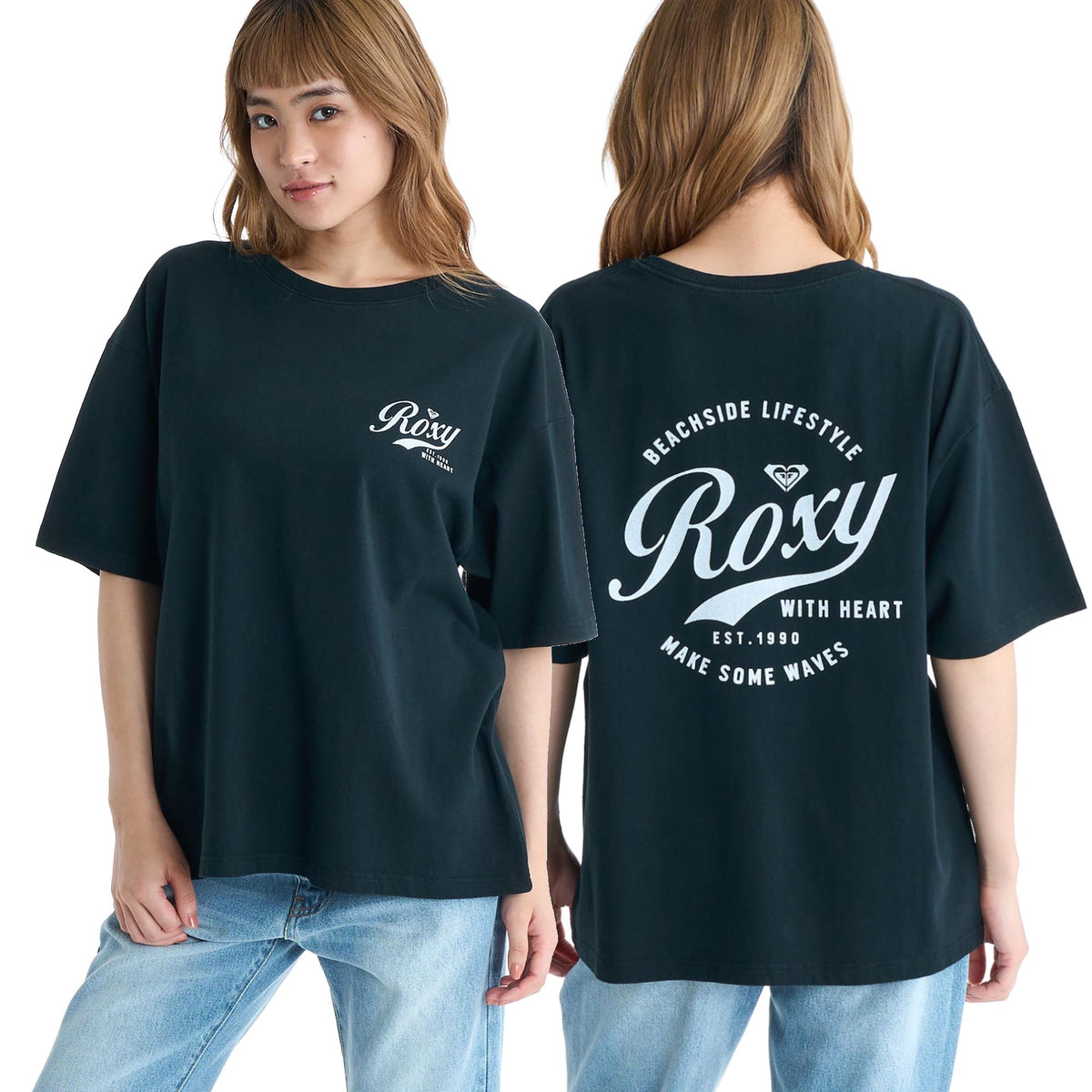 ROXY WITH HEART S/S TEE 半袖Tシャツ【2026年春夏モデル】