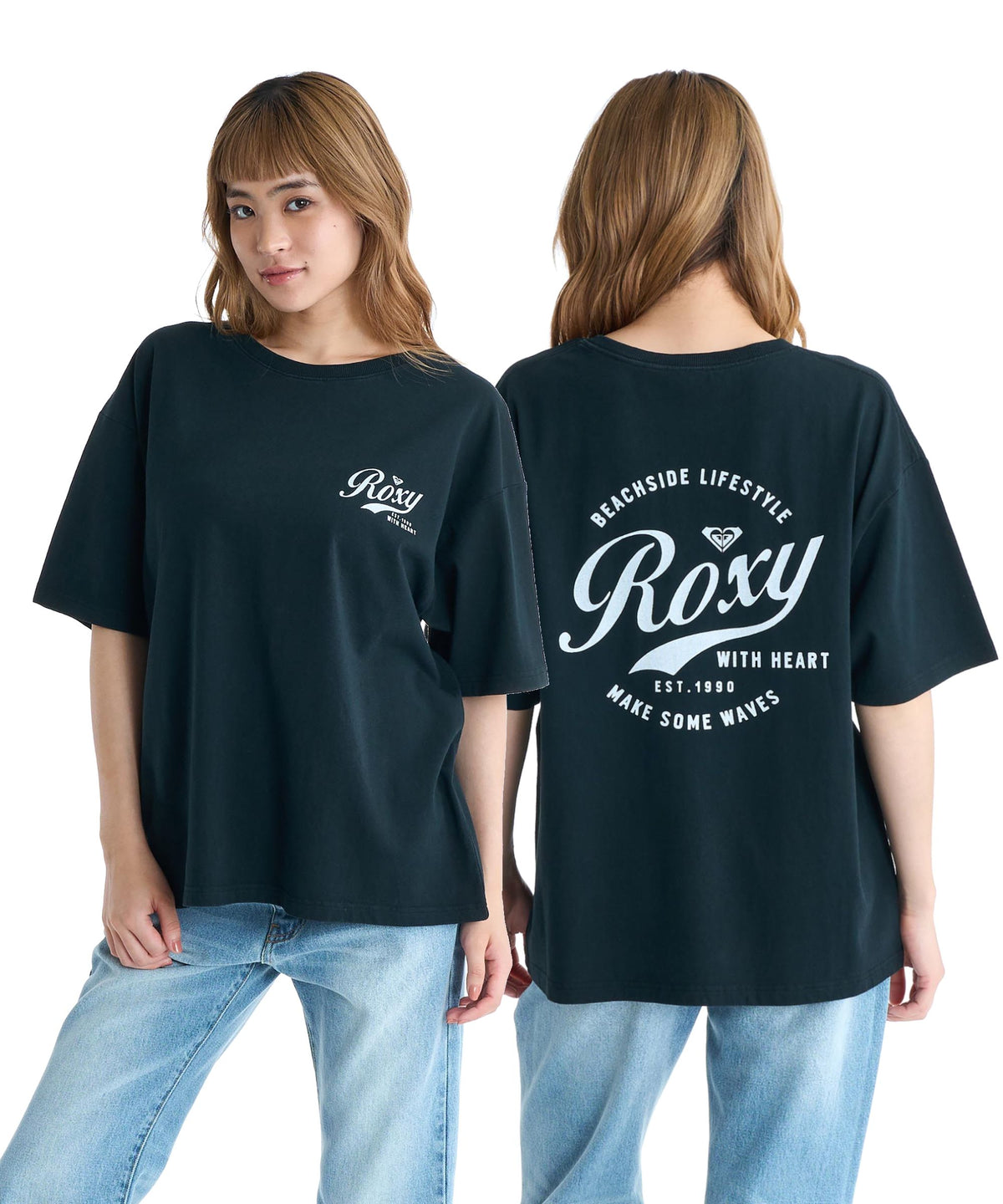 ROXY WITH HEART S/S TEE 半袖Tシャツ【2026年春夏モデル】