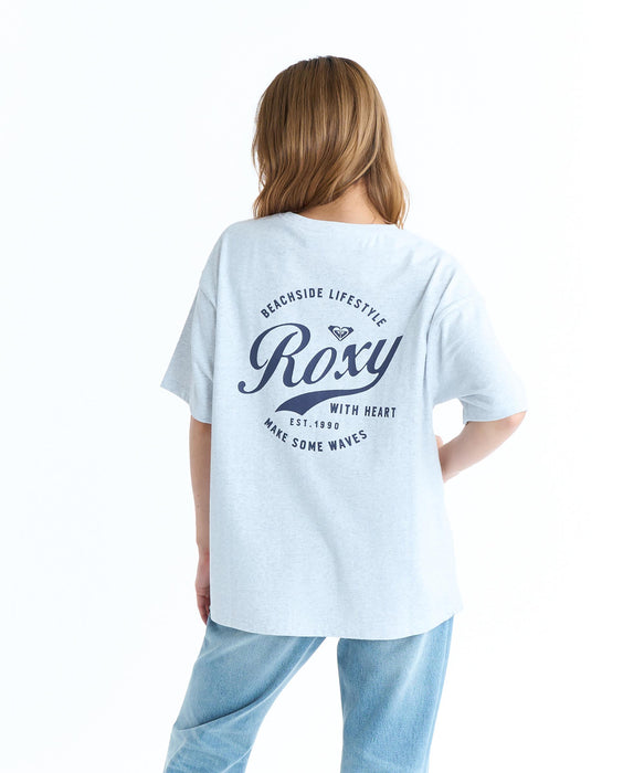 ROXY ウィメンズ ROXY WITH HEART S/S TEE半袖Tシャツ ドロップ