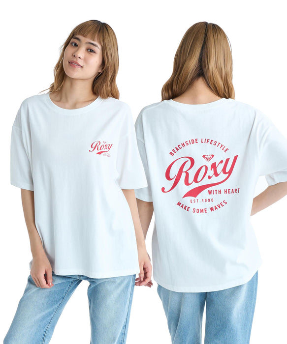 ROXY WITH HEART S/S TEE 半袖Tシャツ【2026年春夏モデル】