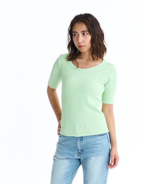 ROXY ウィメンズ FOLLOW UP S/S TEE Tシャツ 【2026年春夏モデル】 GRN / L