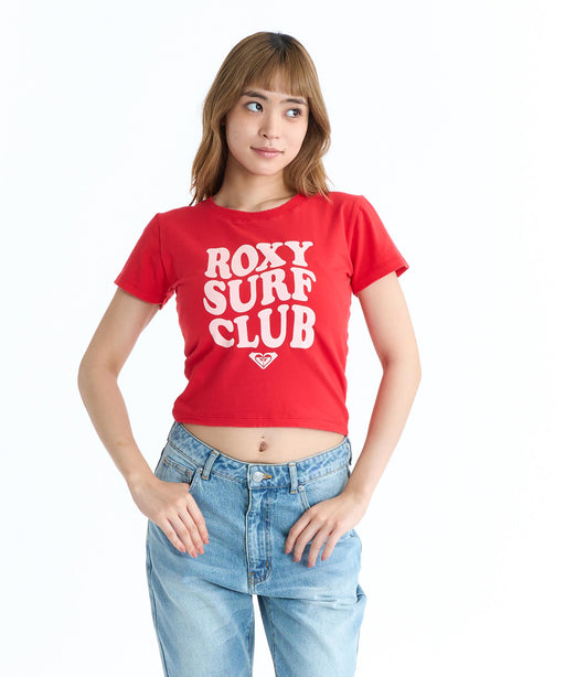 ROXY ウィメンズ ROXY WITH HEART TINY Tシャツ 【2026年春夏モデル】 RED / L