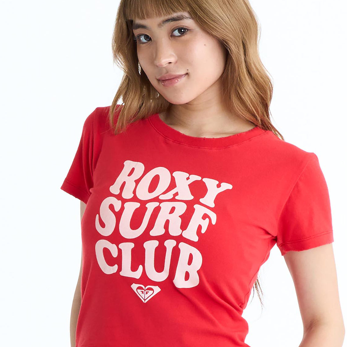 ROXY WITH HEART TINY TEE 半袖Tシャツ【2026年春夏モデル】