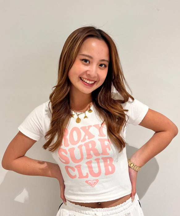 ROXY WITH HEART TINY TEE 半袖Tシャツ【2026年春夏モデル】