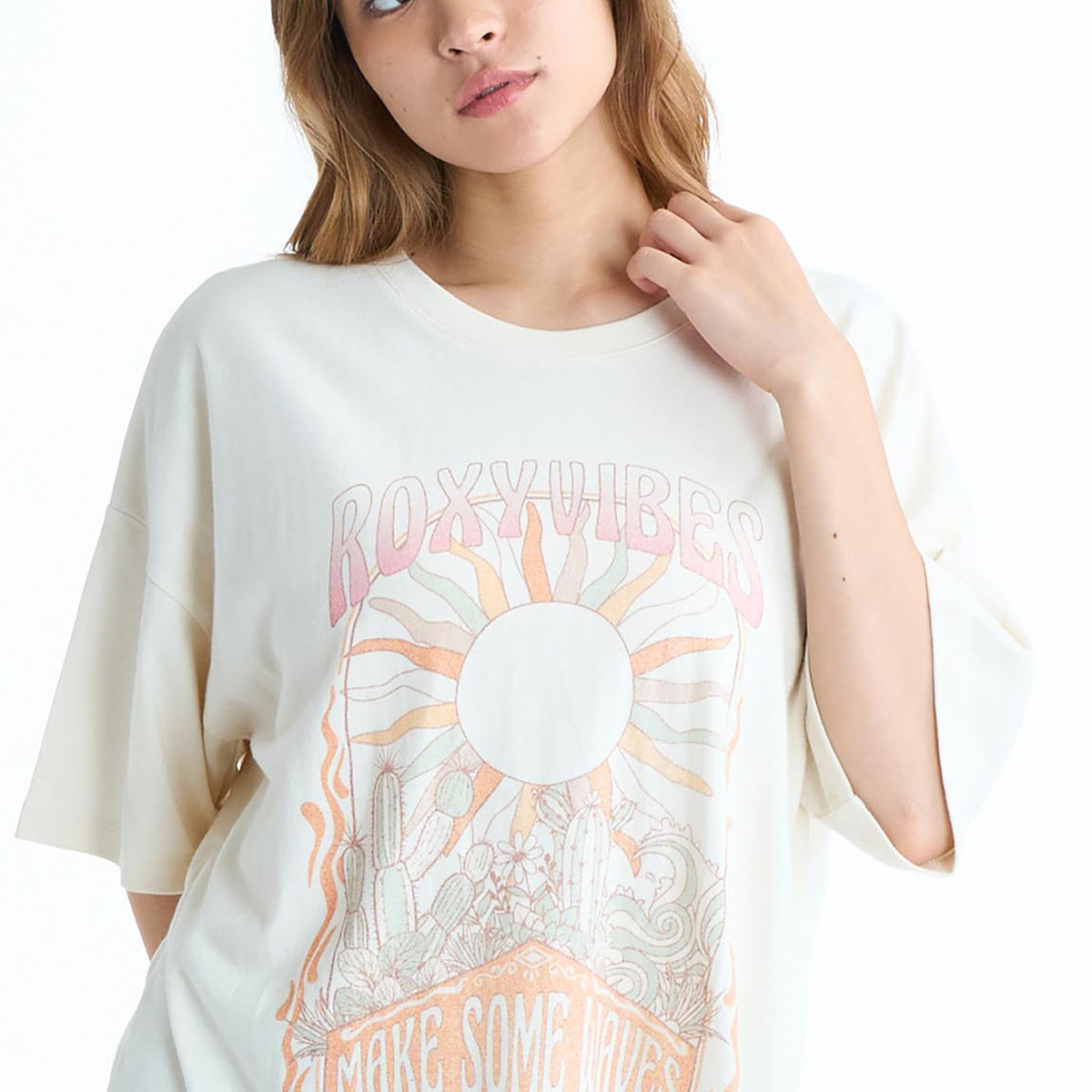 ROXY ROXY VIBES 半袖Tシャツ 【2026年春夏モデル】