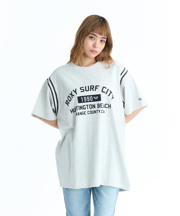 ROXY ウィメンズ SURF CITY Tシャツ 【2026年春夏モデル】 HER / L