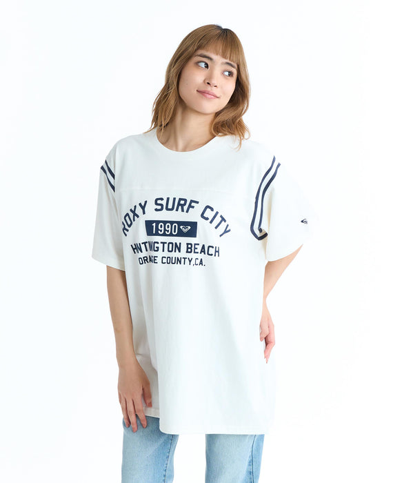 ROXY ウィメンズ SURF CITY Tシャツ 【2026年春夏モデル】 NAT / L