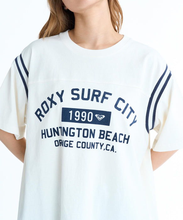 ROXY ウィメンズ SURF CITY Tシャツ 【2026年春夏モデル】 NAT / L