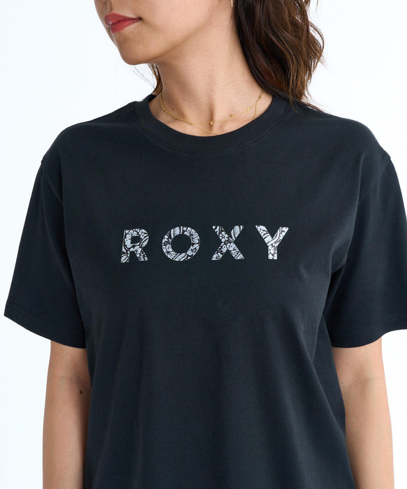 ROXY ウィメンズ WILDSIDE PAISLEY Tシャツ 【2026年春夏モデル】 BLK / L
