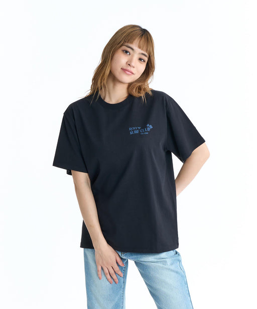 ROXY ウィメンズ ROXY SURF CLUB S/STE Tシャツ 【2026年春夏モデル】 BLK / L