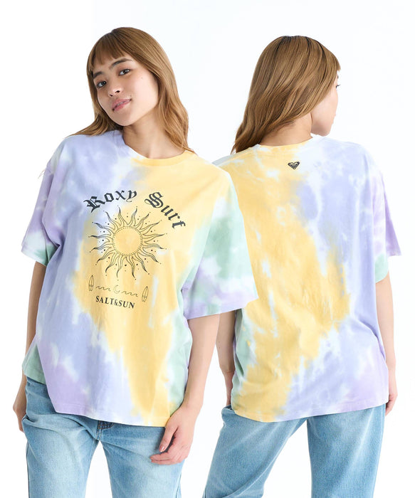 ROXY MAKE SOME WAVES タイダイ 半袖Tシャツ 【2026年春夏モデル】