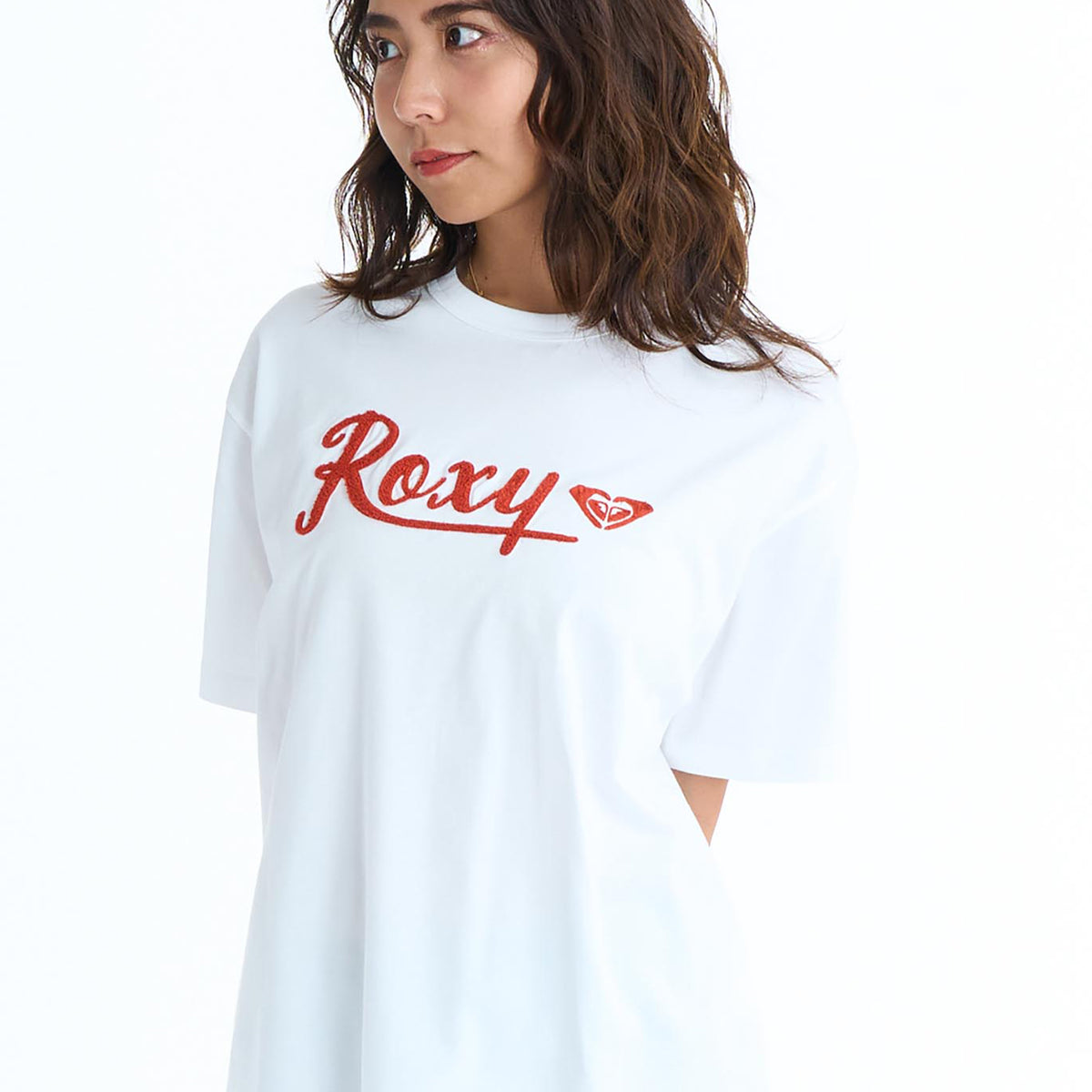 ROXY ALGAE サガラ刺繍ロゴ 半袖Tシャツ 【2026年春夏モデル】