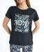 ROXY ウィメンズ FITNESS GLOW YOUR WAY S/S TE Tシャツ 【2026年春夏モデル】 BLK / L