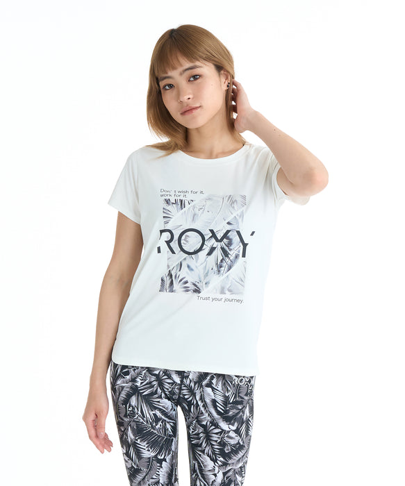 ROXY ウィメンズ FITNESS GLOW YOUR WAY S/S TE Tシャツ 【2026年春夏