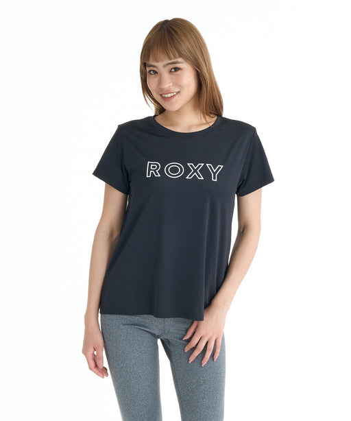 ROXY ウィメンズ FITNESS MY 1ST ROXY TEE Tシャツ 【2026年春夏モデル】 BLK / L