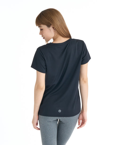 ROXY ウィメンズ FITNESS STEP BY STEP Tシャツ 【2026年春夏モデル】 BLK / L