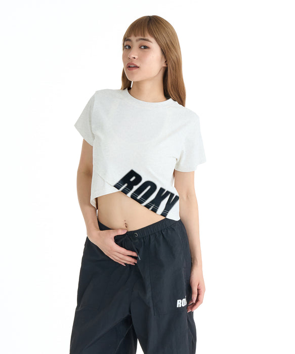 ROXY FITNESS FEEL THE SPARK TEE Tシャツ/QUIK DRY/UV CUT/ICY TOUCH【2026年春夏モデル】