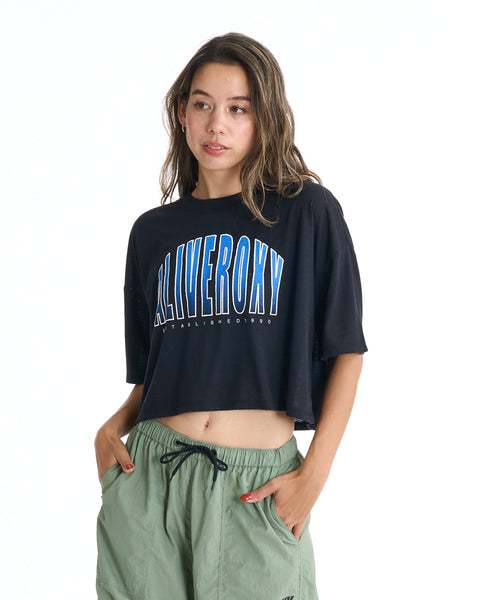 ROXY FITNESS FEEL THE SPARK WIDE Tシャツ/QUIK DRY【2026年春夏モデル】