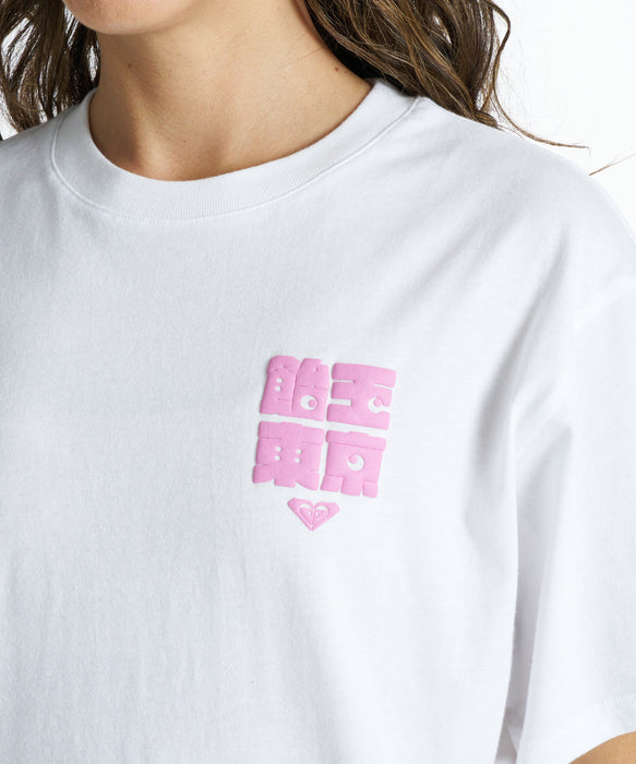 ROXY ウィメンズ TOKYO LOLLIPOP×ROXY DARUMA S/S TEE Tシャツ 【2026