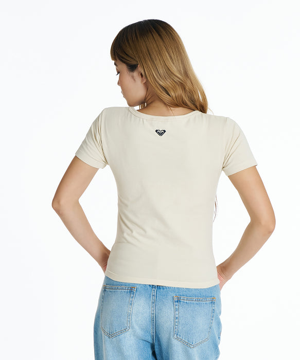 ROXY ウィメンズ IN BLOOM Tシャツ 【2026年夏モデル】 BEG / L