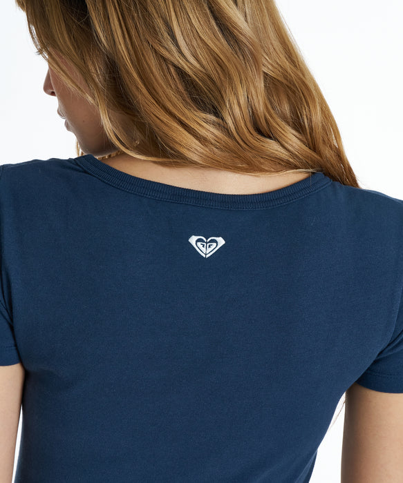 ROXY ウィメンズ IN BLOOM Tシャツ 【2026年夏モデル】 NVY / L