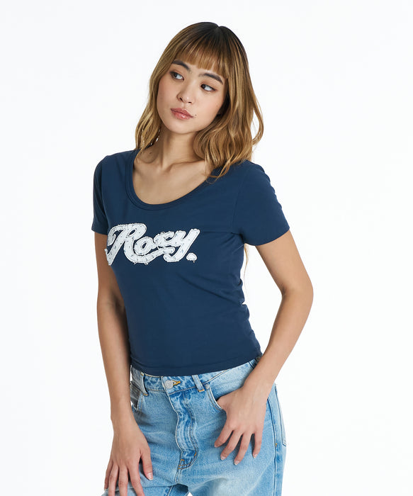 ROXY ウィメンズ IN BLOOM Tシャツ 【2026年夏モデル】 NVY / L