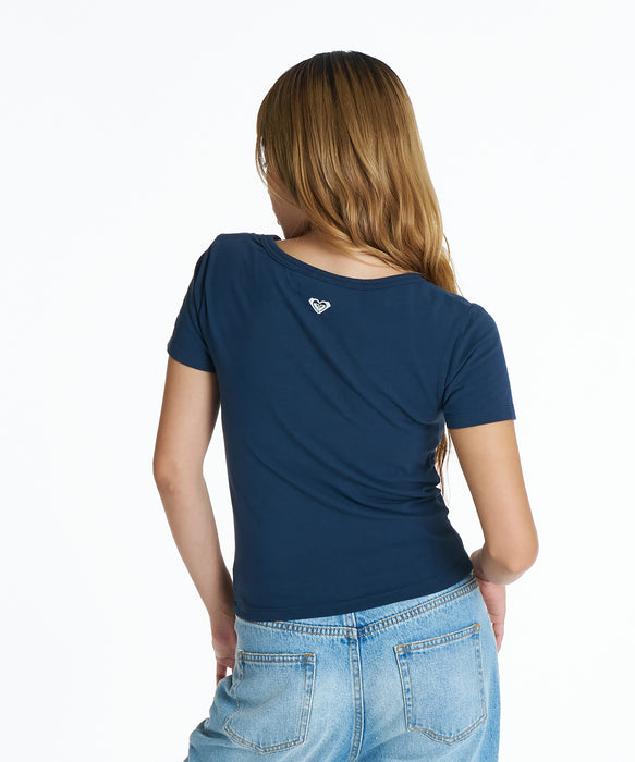 ROXY ウィメンズ IN BLOOM Tシャツ 【2026年夏モデル】 NVY / L