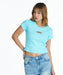 ROXY ウィメンズ SURF SOUL S/S TINY TEE Tシャツ 【2026年夏モデル】 BLU / L