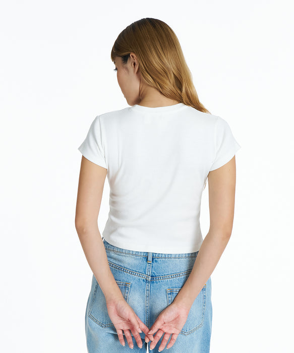 ROXY ウィメンズ SURF SOUL S/S TINY TEE Tシャツ 【2026年夏モデル】 WHT / L