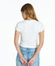 ROXY ウィメンズ SURF SOUL S/S TINY TEE Tシャツ 【2026年夏モデル】 WHT / L
