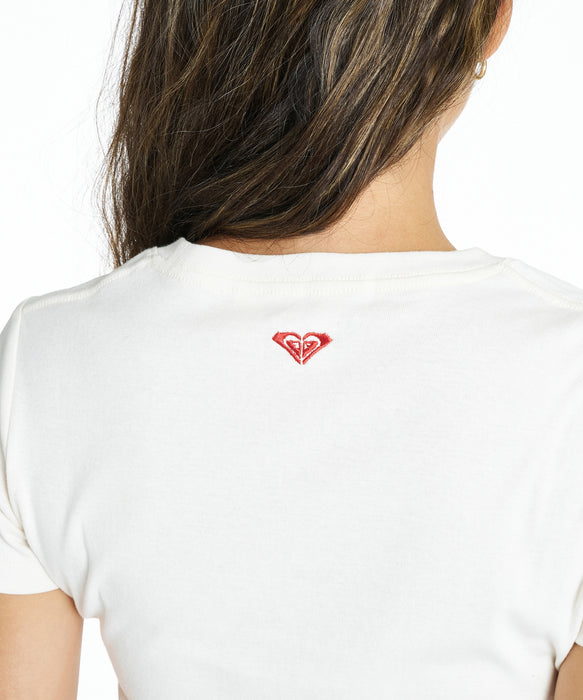 ROXY ウィメンズ ENCOUNTER Tシャツ 【2026年夏モデル】 WHT1 / L